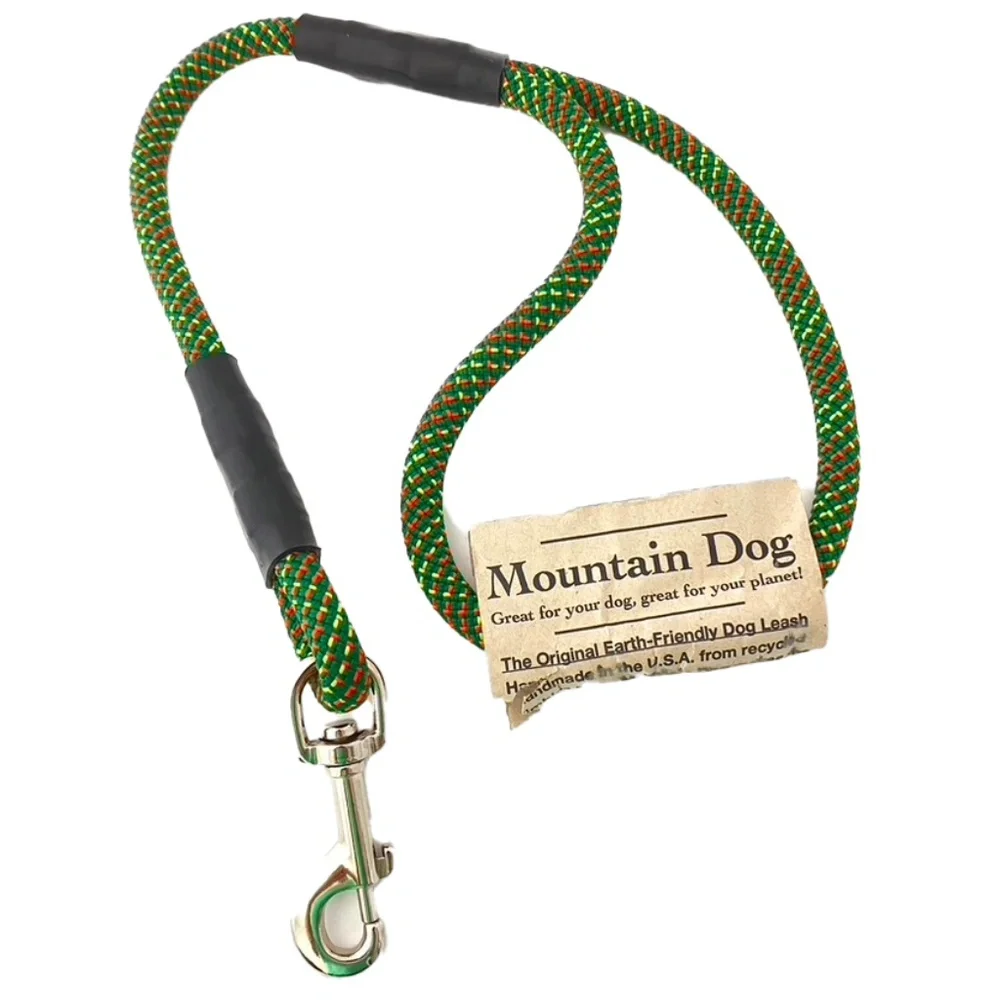 Green Rope Dog Leash - Eco-Friendly Durable Lead
